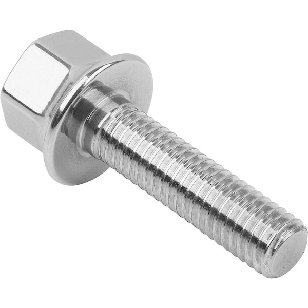 A4, M16 Hex Head Tap Bolt, Hygienic Polished Stainless Steel, 45 mm L